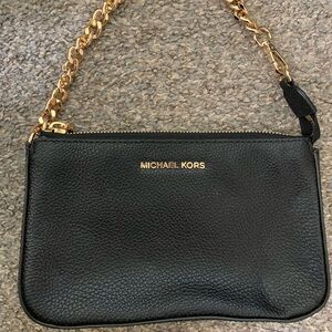 Michael Kors Black Leather Handbag